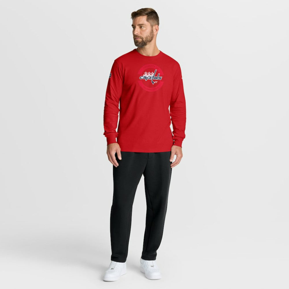 Washington Capitals Fanatics Authentic Pro Property Of Practice Long Sleeve T-Shirt Sale