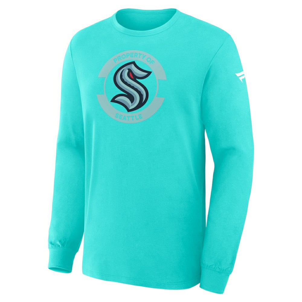 Seattle Kraken Fanatics Authentic Pro Property Of Practice Long Sleeve T-Shirt Discount