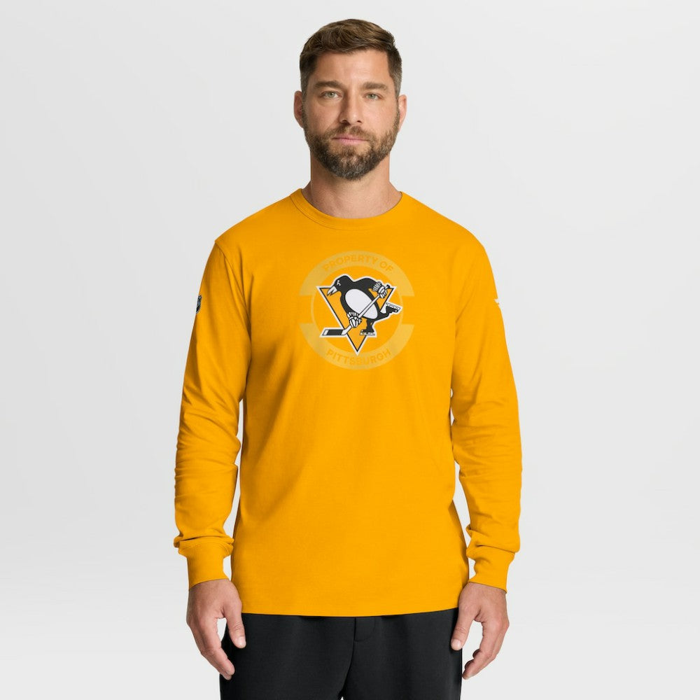 Pittsburgh Penguins Fanatics Authentic Pro Property Of Practice Long Sleeve T-Shirt Sale
