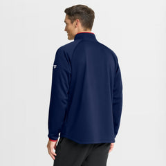 New York Rangers Fanatics Authentic Pro Rink Raglan Quarter-Zip Pullover For Sale