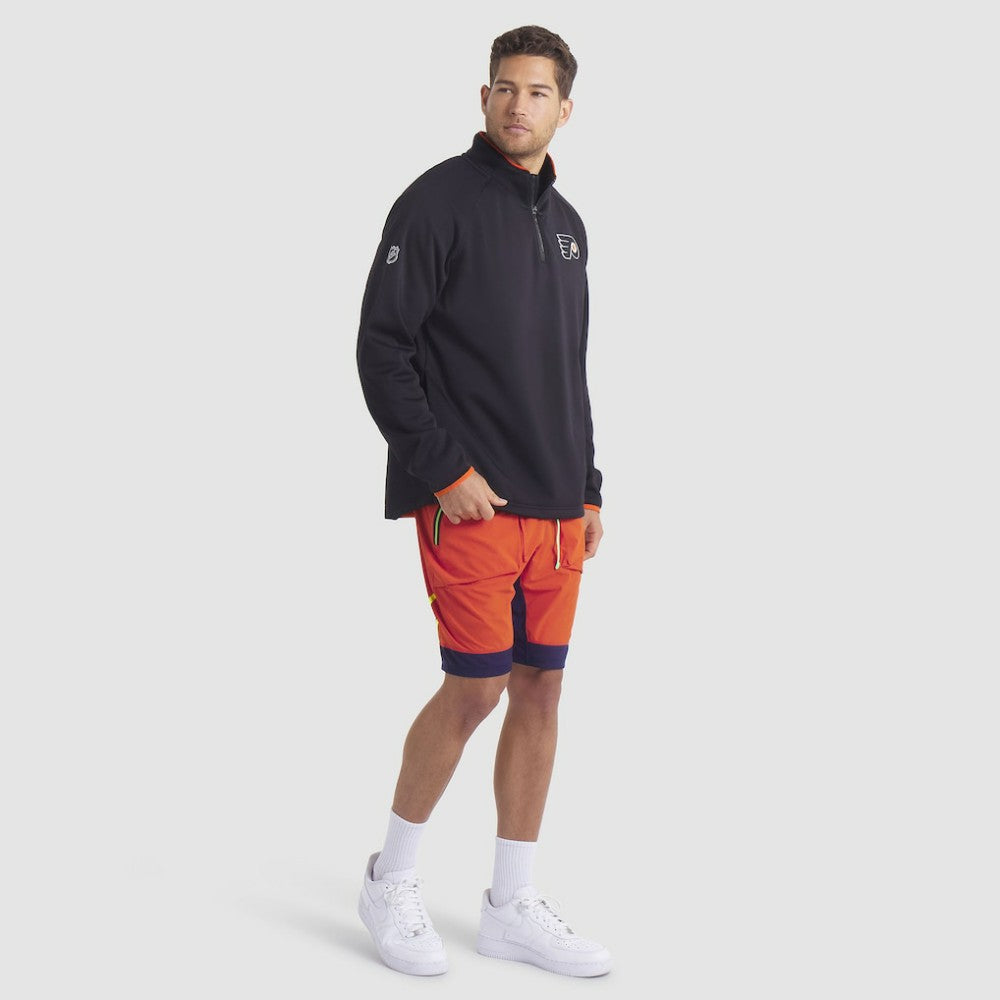 Philadelphia Flyers Fanatics Authentic Pro Rink Raglan Quarter-Zip Pullover Discount