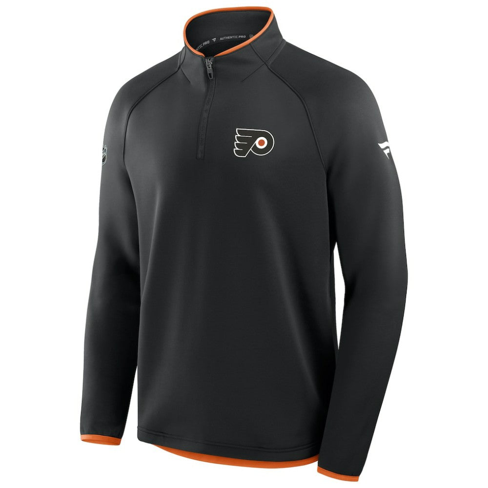 Philadelphia Flyers Fanatics Authentic Pro Rink Raglan Quarter-Zip Pullover Discount
