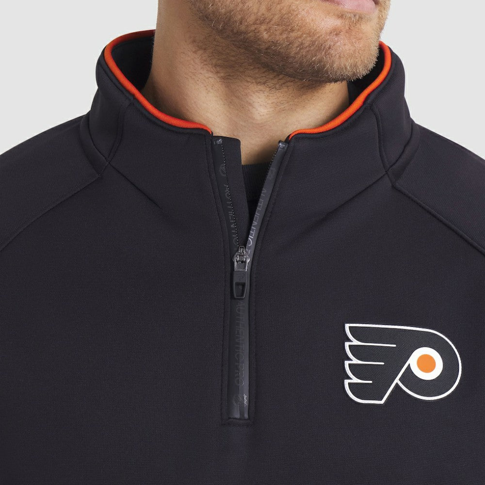 Philadelphia Flyers Fanatics Authentic Pro Rink Raglan Quarter-Zip Pullover Discount