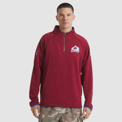 Colorado Avalanche Fanatics Authentic Pro Rink Raglan Quarter-Zip Pullover Discount