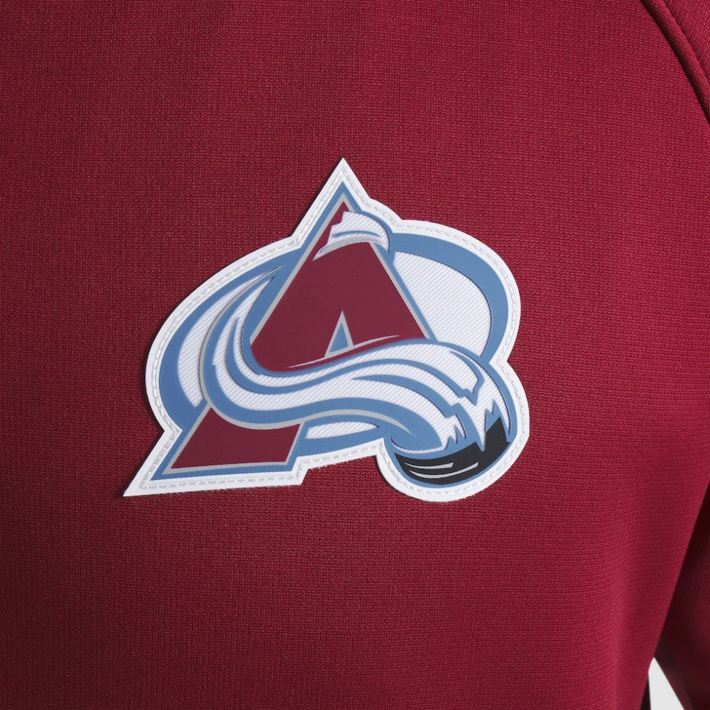 Colorado Avalanche Fanatics Authentic Pro Rink Raglan Quarter-Zip Pullover Discount