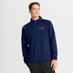 Washington Capitals Fanatics Authentic Pro Rink Raglan Quarter-Zip Pullover For Sale