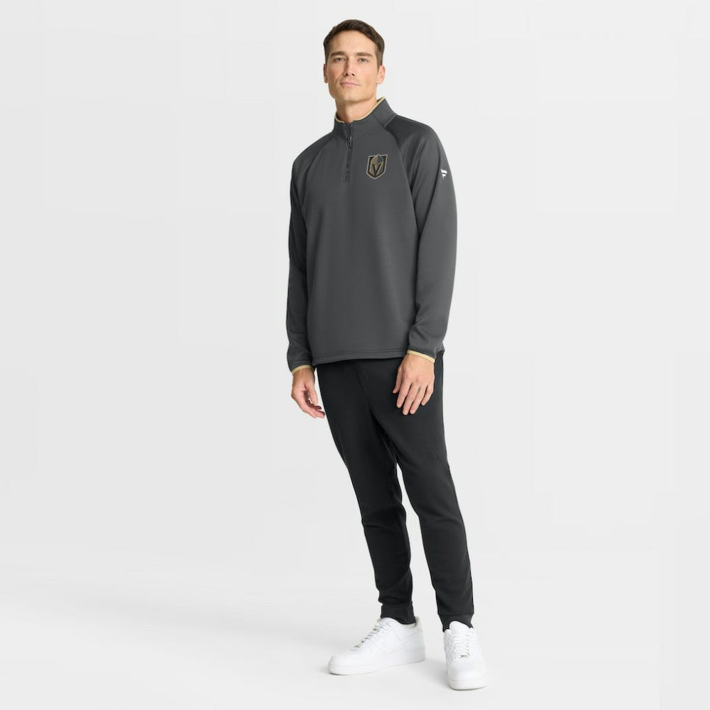 Vegas Golden Knights Fanatics Authentic Pro Rink Raglan Quarter-Zip Pullover Outlet