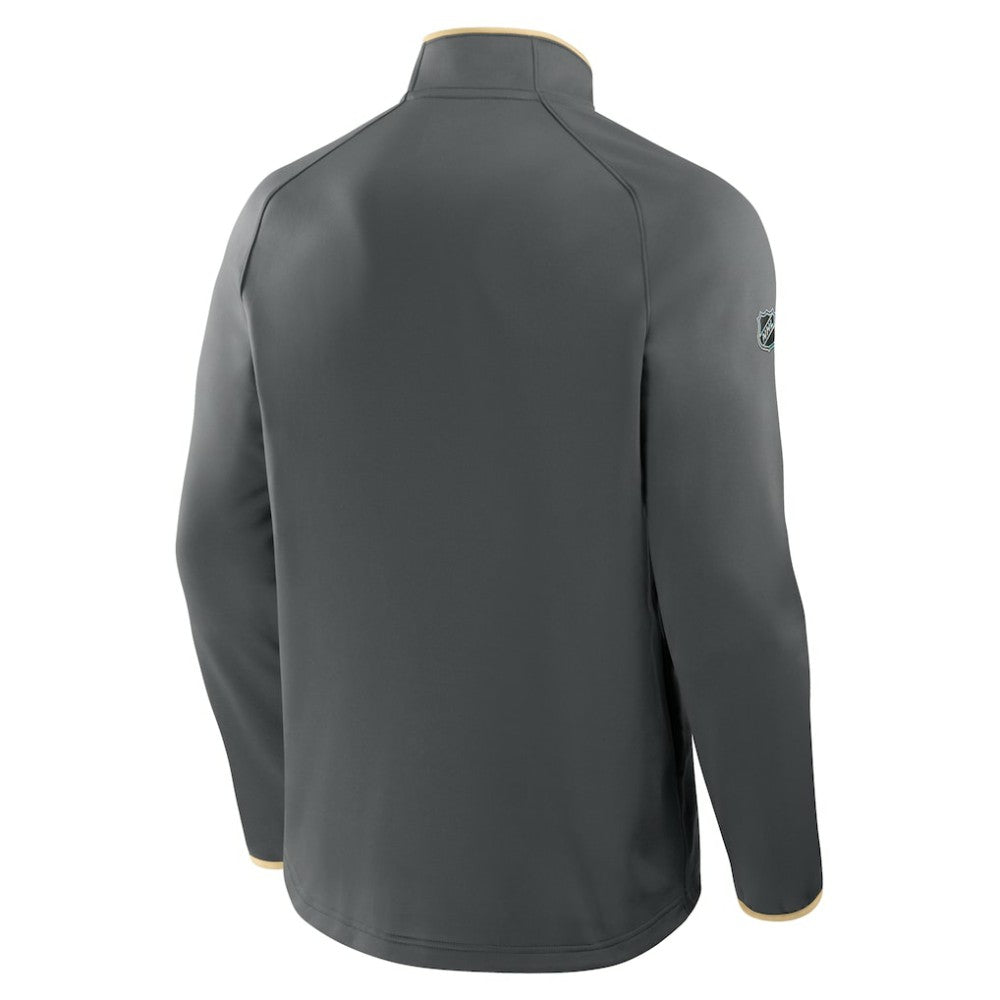 Vegas Golden Knights Fanatics Authentic Pro Rink Raglan Quarter-Zip Pullover Outlet