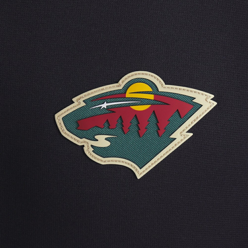 Minnesota Wild Fanatics Authentic Pro Rink Raglan Quarter-Zip Pullover Sale