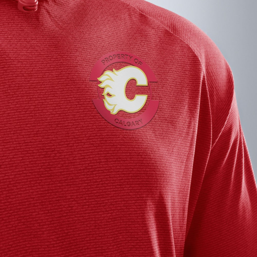 Calgary Flames Fanatics Authentic Pro Rink Hoodie Outlet