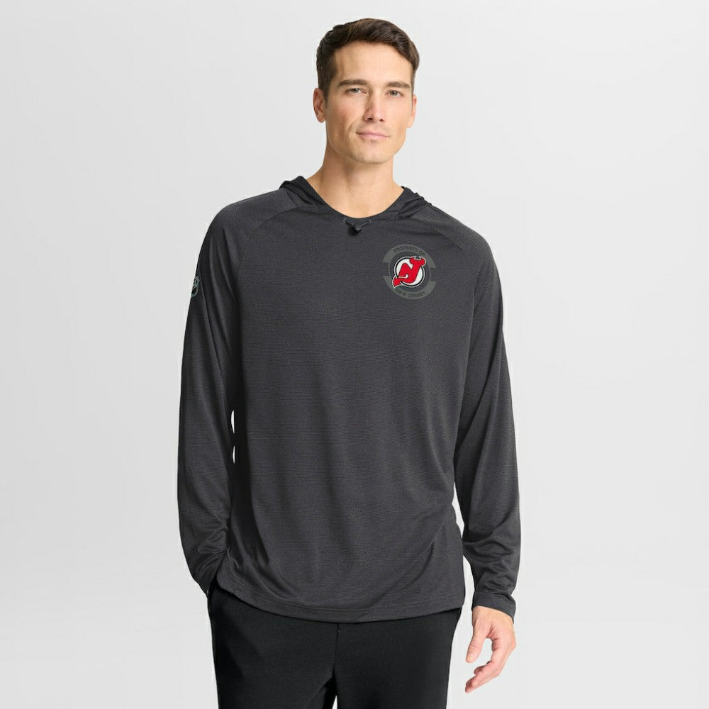 New Jersey Devils Fanatics Authentic Pro Rink Hoodie Discount