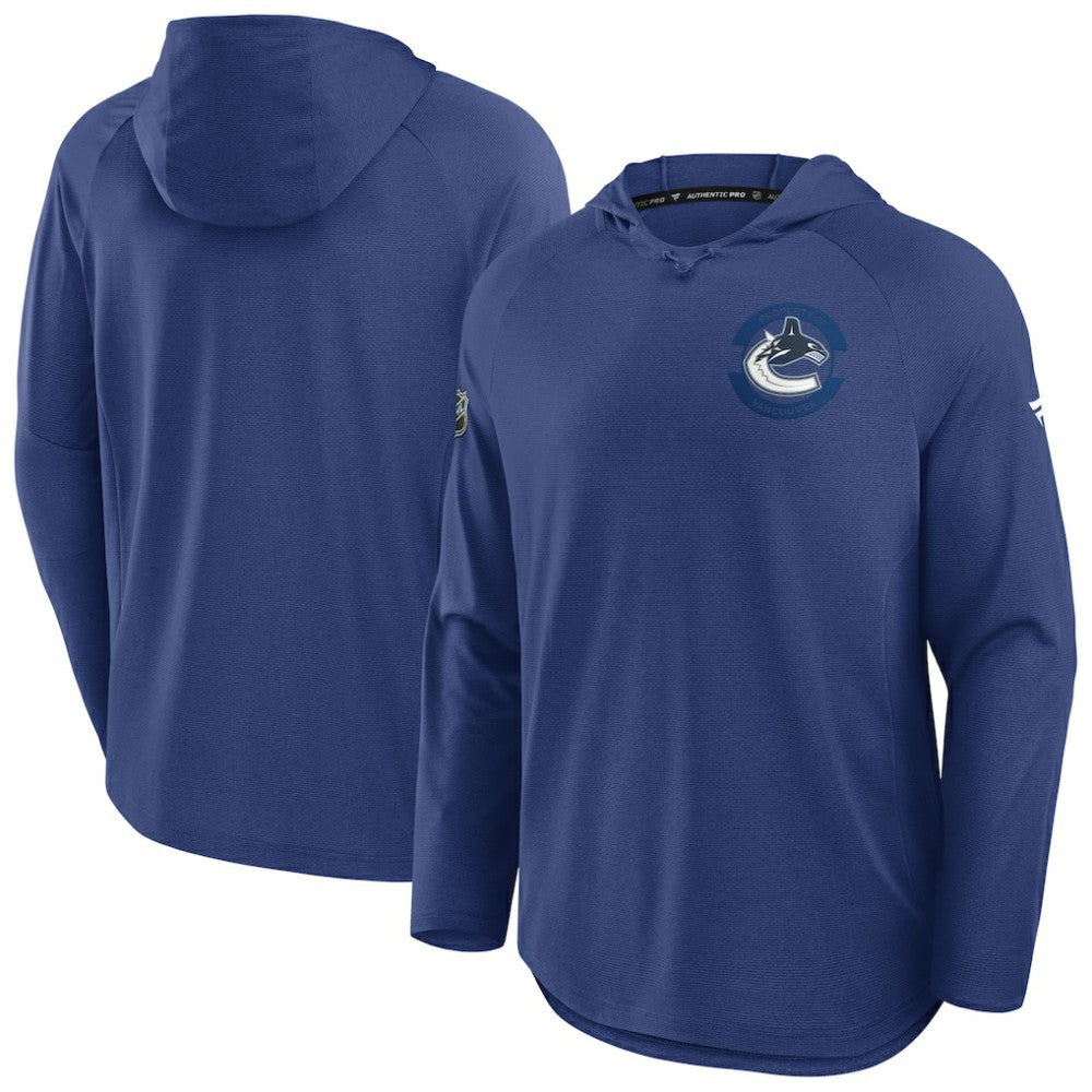 Vancouver Canucks Fanatics Authentic Pro Rink Hoodie Discount