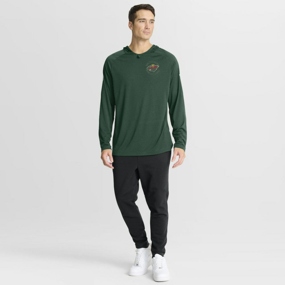 Minnesota Wild Fanatics Authentic Pro Rink Hoodie Sale