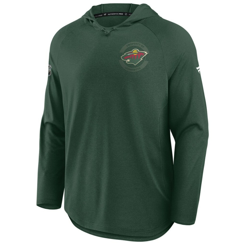 Minnesota Wild Fanatics Authentic Pro Rink Hoodie Sale