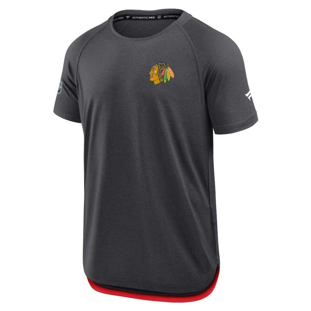 Chicago Blackhawks Fanatics Authentic Pro Rink Raglan Performance T-Shirt Discount