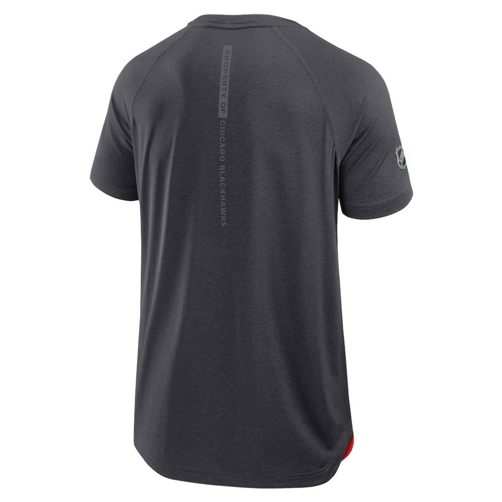 Chicago Blackhawks Fanatics Authentic Pro Rink Raglan Performance T-Shirt Discount