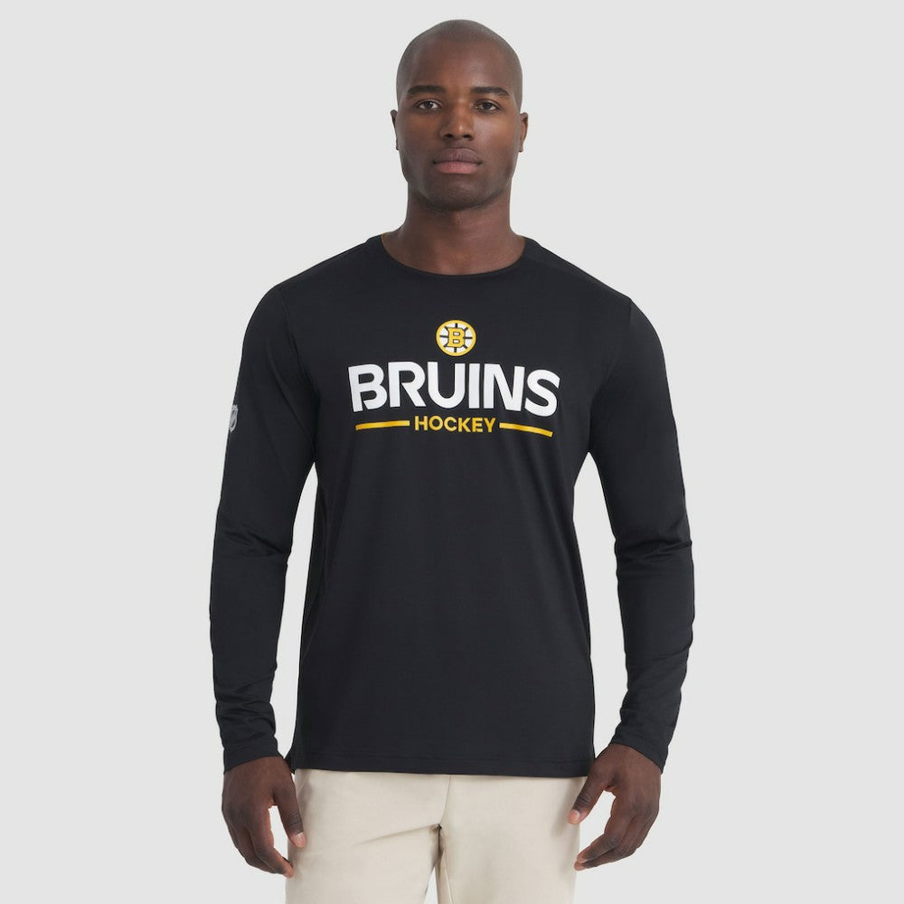 Boston Bruins Fanatics Authentic Pro Rink Tech Long Sleeve T-Shirt Online