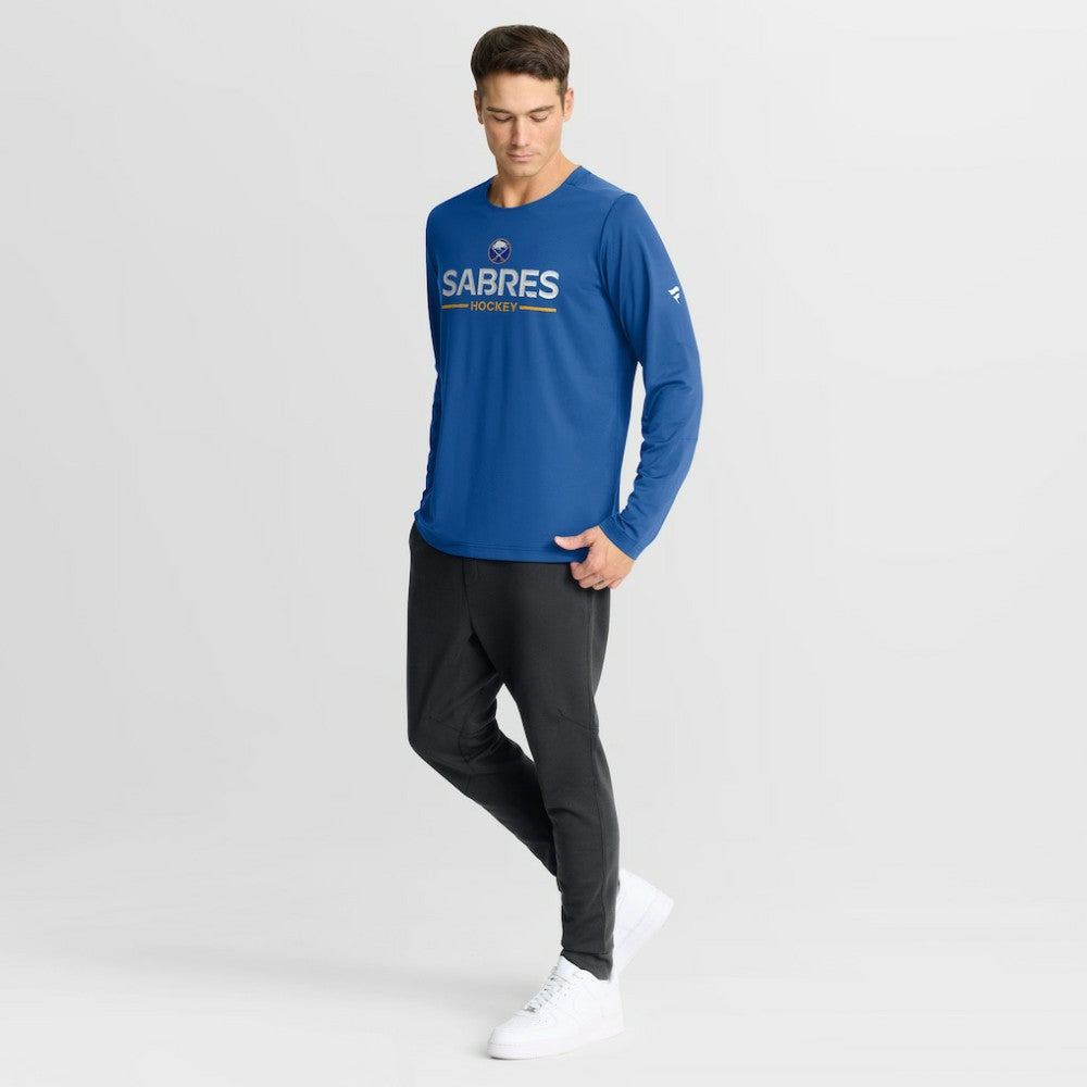 Buffalo Sabres Fanatics Authentic Pro Rink Tech Long Sleeve T-Shirt Sale