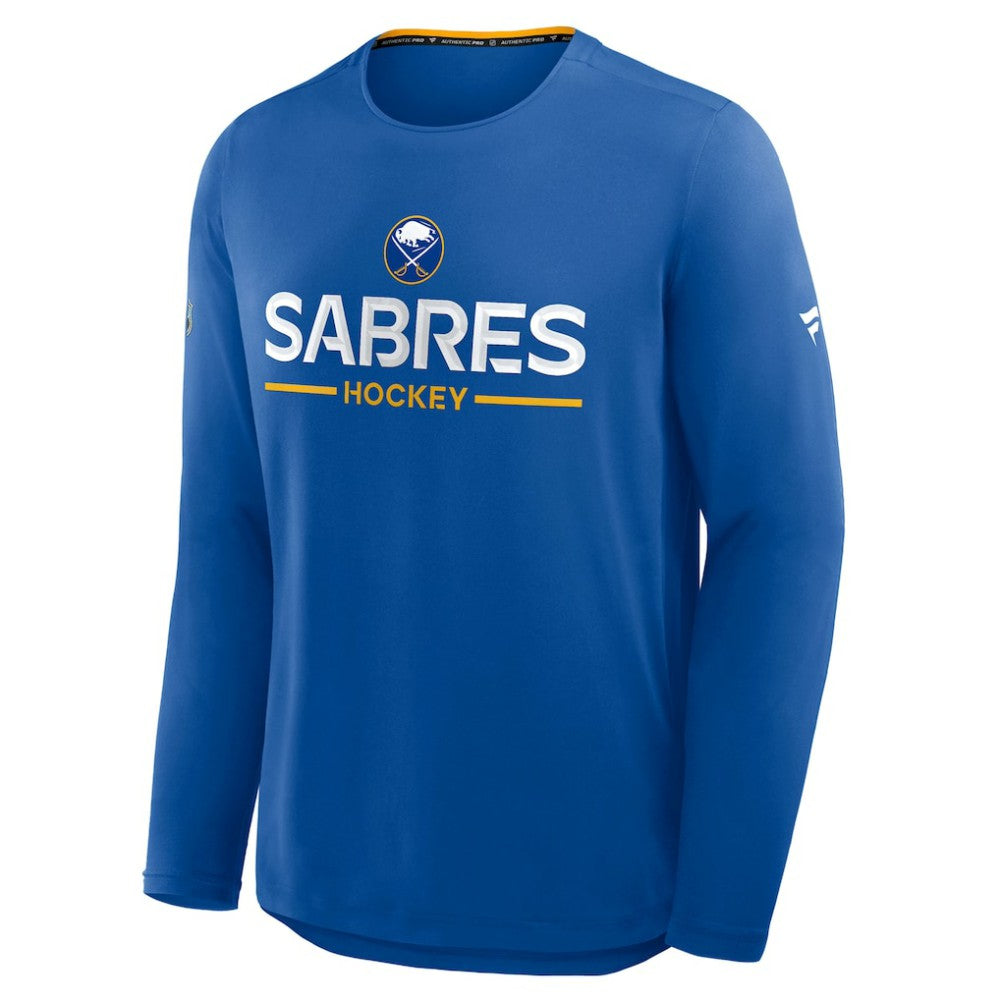 Buffalo Sabres Fanatics Authentic Pro Rink Tech Long Sleeve T-Shirt Sale