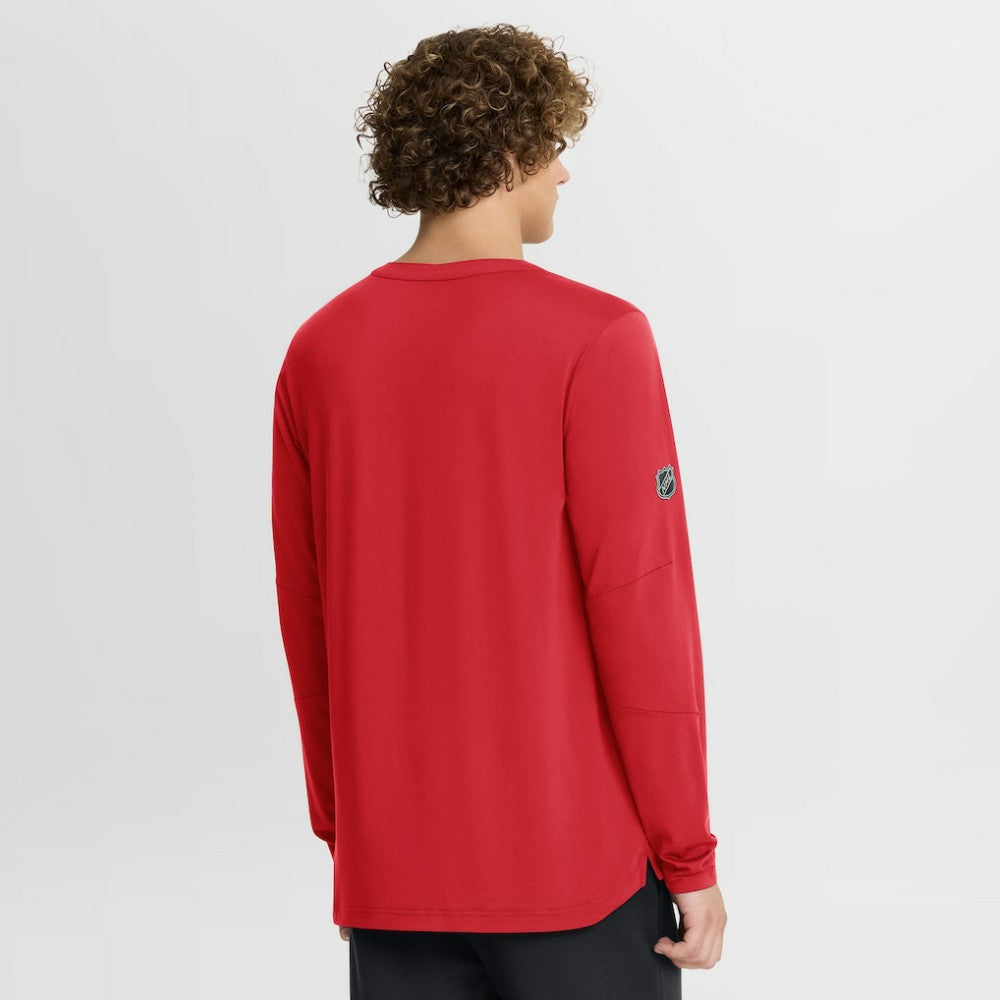 Calgary Flames Fanatics Authentic Pro Rink Tech Long Sleeve T-Shirt Outlet