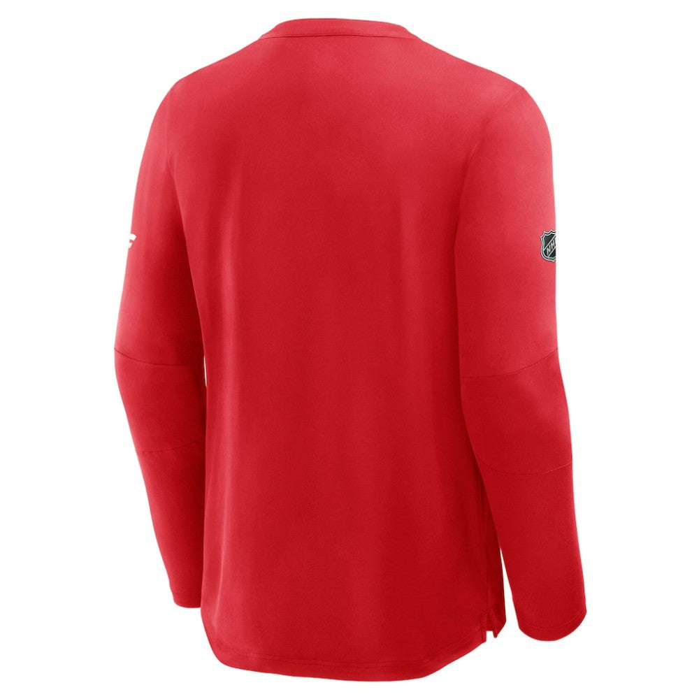 Calgary Flames Fanatics Authentic Pro Rink Tech Long Sleeve T-Shirt Outlet
