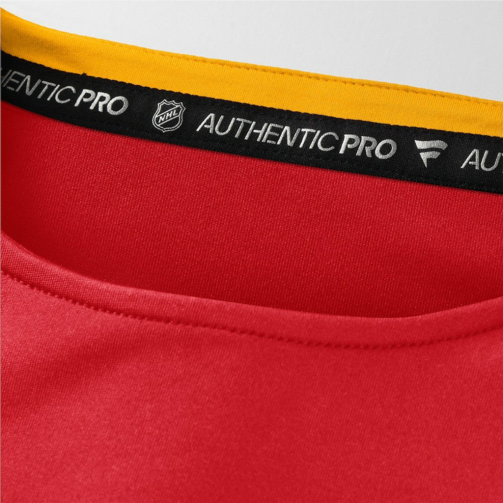 Calgary Flames Fanatics Authentic Pro Rink Tech Long Sleeve T-Shirt Outlet