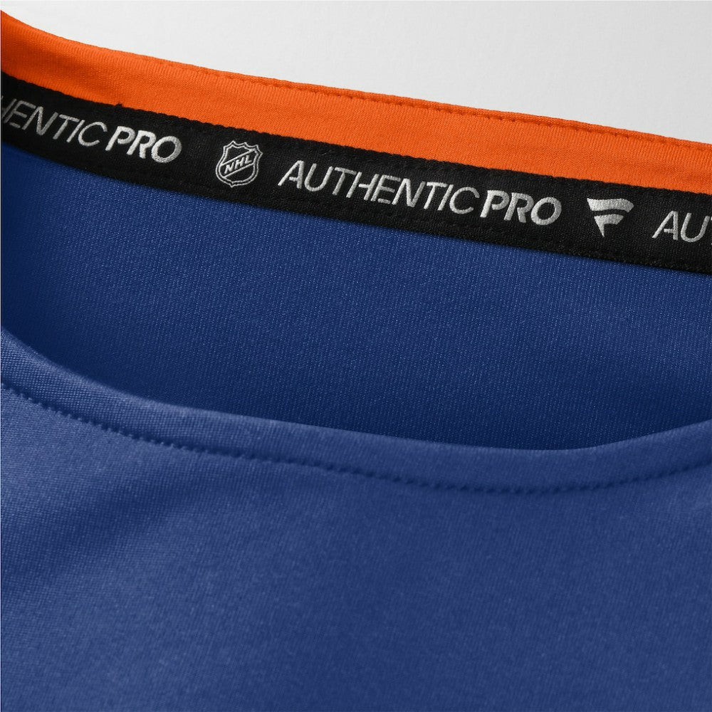 Edmonton Oilers Fanatics Authentic Pro Rink Tech Long Sleeve T-Shirt For Sale