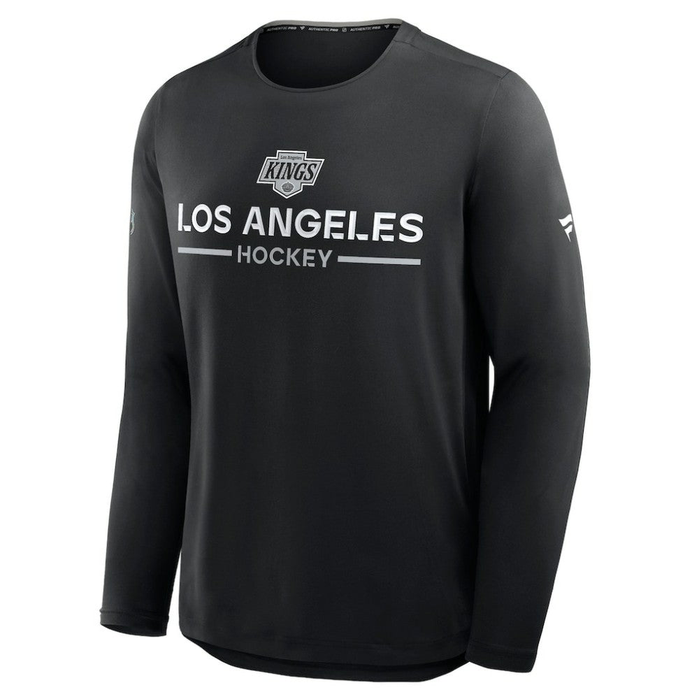 Los Angeles Kings Fanatics Authentic Pro Rink Tech Long Sleeve T-Shirt For Sale