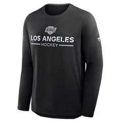 Los Angeles Kings Fanatics Authentic Pro Rink Tech Long Sleeve T-Shirt For Sale