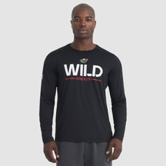 Minnesota Wild Fanatics Authentic Pro Rink Tech Long Sleeve T-Shirt Outlet