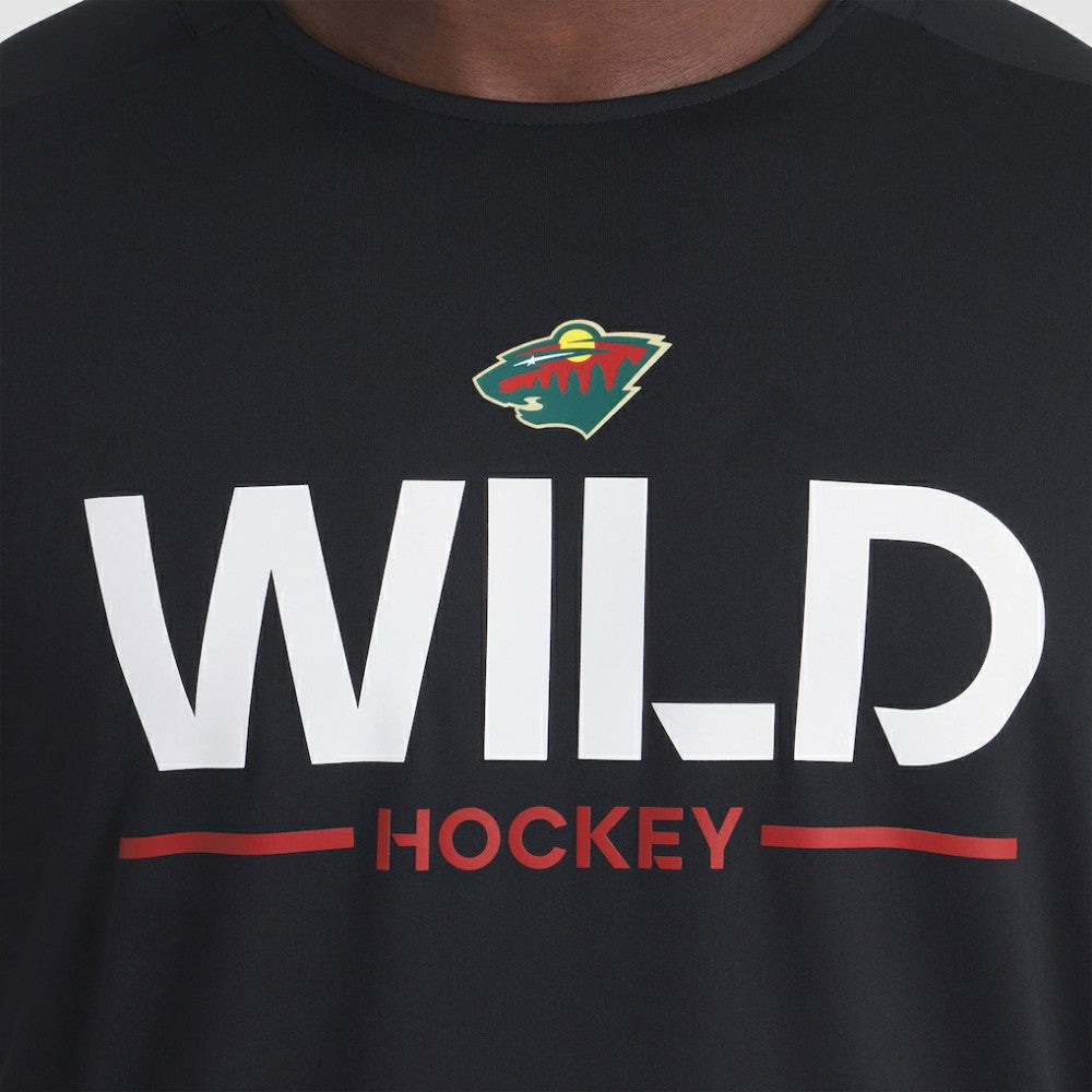 Minnesota Wild Fanatics Authentic Pro Rink Tech Long Sleeve T-Shirt Outlet