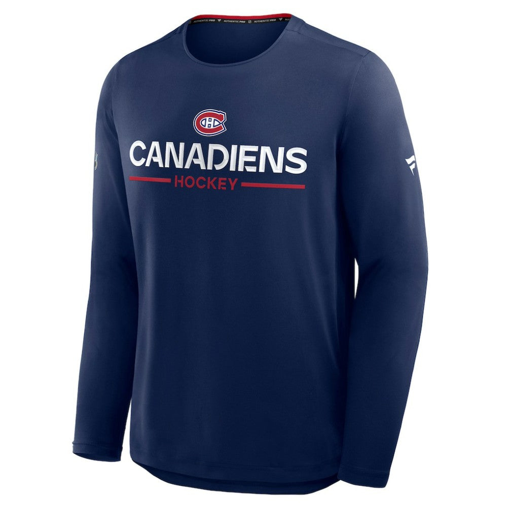 Montreal Canadiens Fanatics Authentic Pro Rink Tech Long Sleeve T-Shirt Online