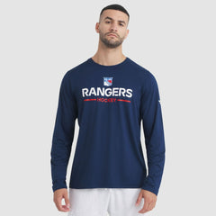 New York Rangers Fanatics Authentic Pro Rink Tech Long Sleeve T-Shirt Outlet