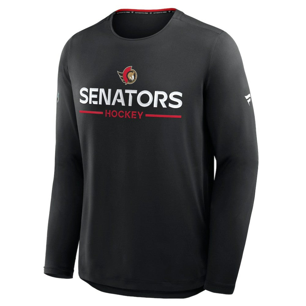 Ottawa Senators Fanatics Authentic Pro Rink Tech Long Sleeve T-Shirt Discount