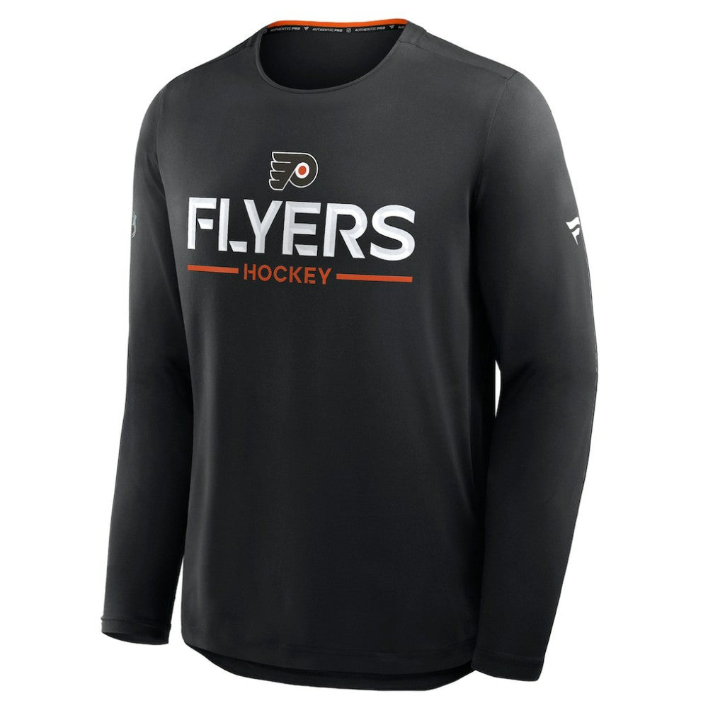 Philadelphia Flyers Fanatics Authentic Pro Rink Tech Long Sleeve T-Shirt For Sale