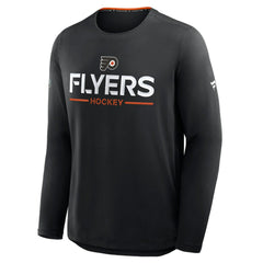 Philadelphia Flyers Fanatics Authentic Pro Rink Tech Long Sleeve T-Shirt For Sale