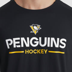 Pittsburgh Penguins Fanatics Authentic Pro Rink Tech Long Sleeve T-Shirt For Sale