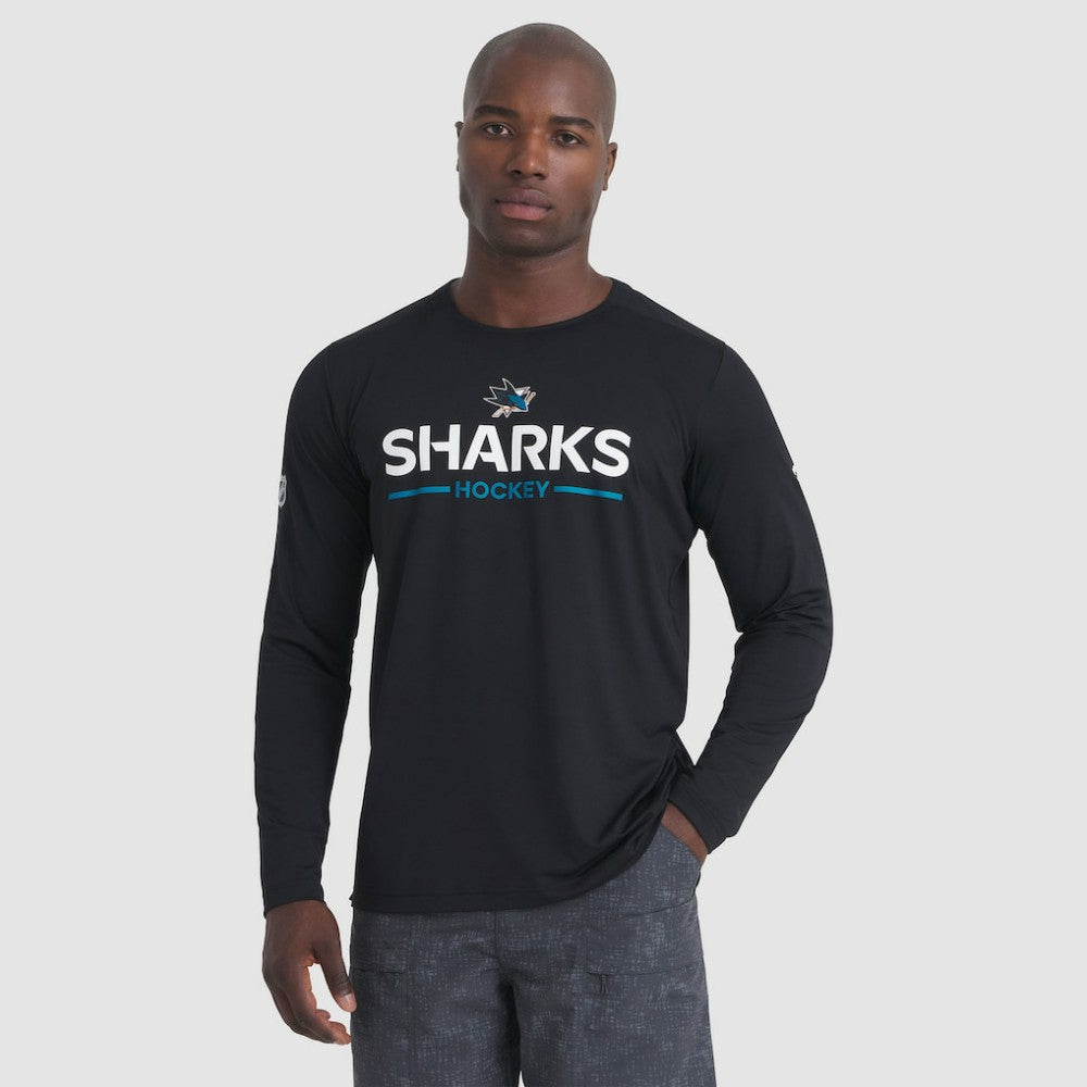 San Jose Sharks Fanatics Authentic Pro Rink Tech Long Sleeve T-Shirt Outlet