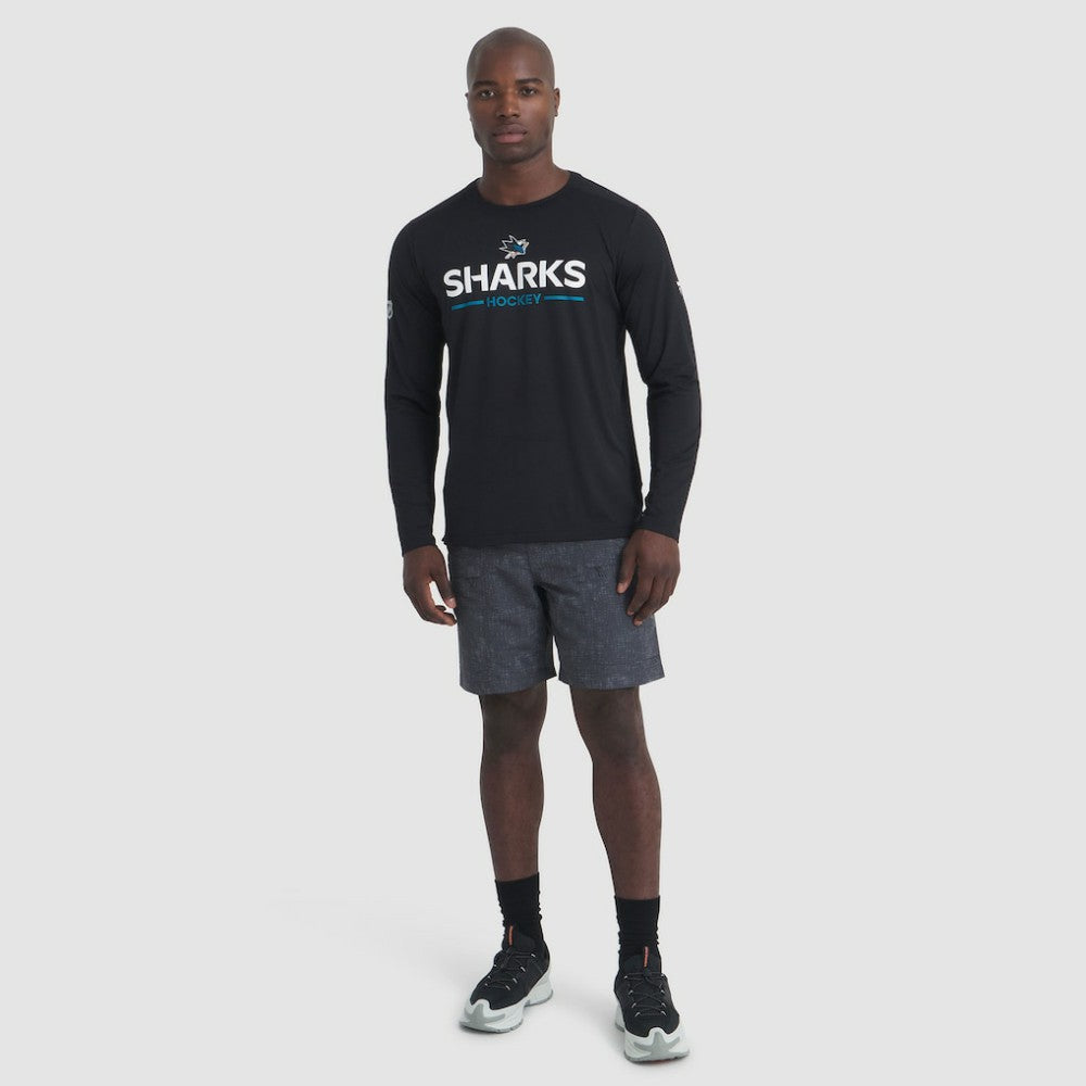 San Jose Sharks Fanatics Authentic Pro Rink Tech Long Sleeve T-Shirt Outlet