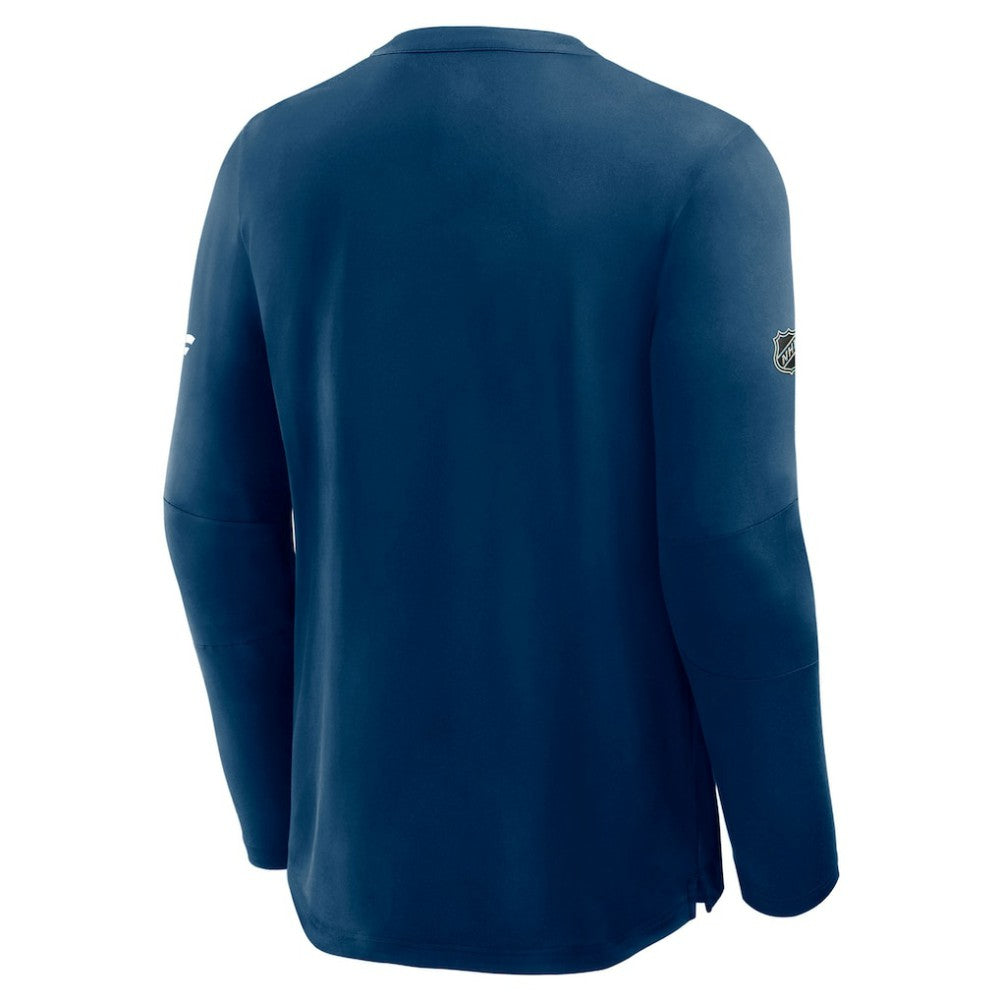 Seattle Kraken Fanatics Authentic Pro Rink Tech Long Sleeve T-Shirt For Sale