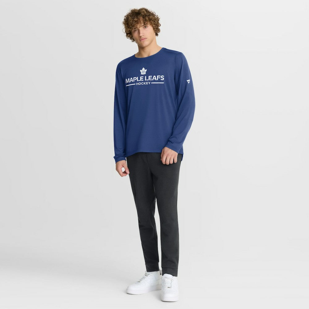 Toronto Maple Leafs Fanatics Authentic Pro Rink Tech Long Sleeve T-Shirt On Sale