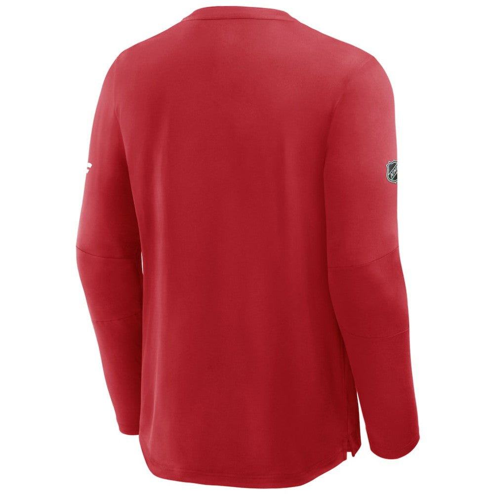 Detroit Red Wings Fanatics Authentic Pro Centennial Rink Tech Long Sleeve T-Shirt Discount