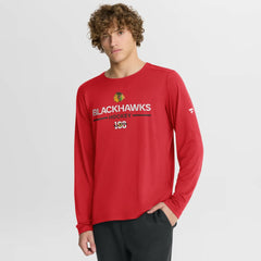 Chicago Blackhawks Fanatics Authentic Pro Centennial Rink Tech Long Sleeve T-Shirt Online