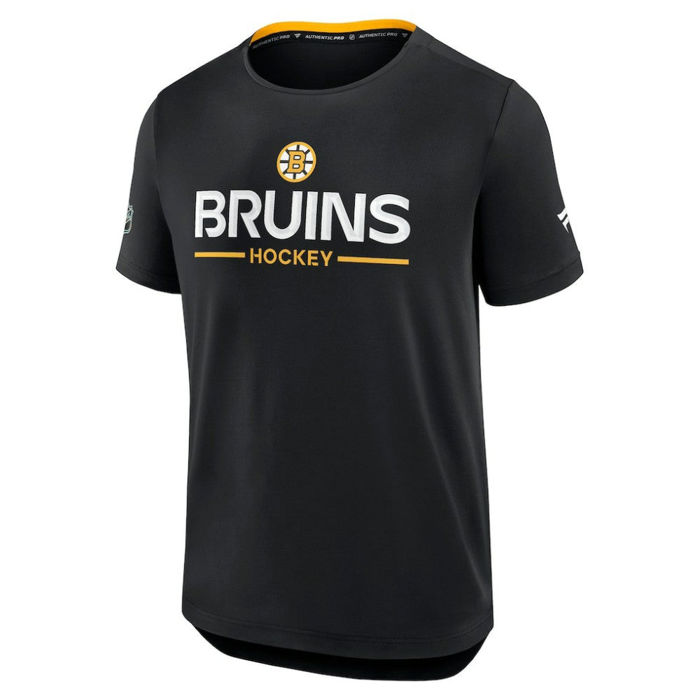 Boston Bruins Fanatics Authentic Pro Rink Tech T-Shirt On Sale