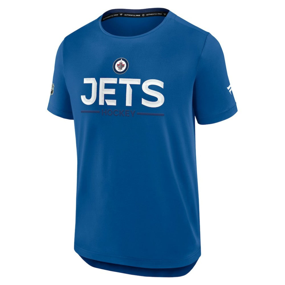 Winnipeg Jets Fanatics Authentic Pro Rink Tech T-Shirt Sale