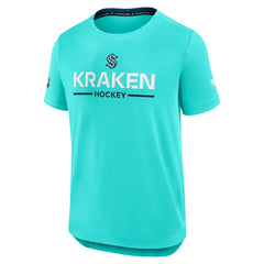 Seattle Kraken Fanatics Authentic Pro Rink Tech T-Shirt For Sale