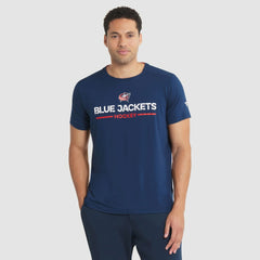 Columbus Blue Jackets Fanatics Authentic Pro Rink Tech T-Shirt Sale