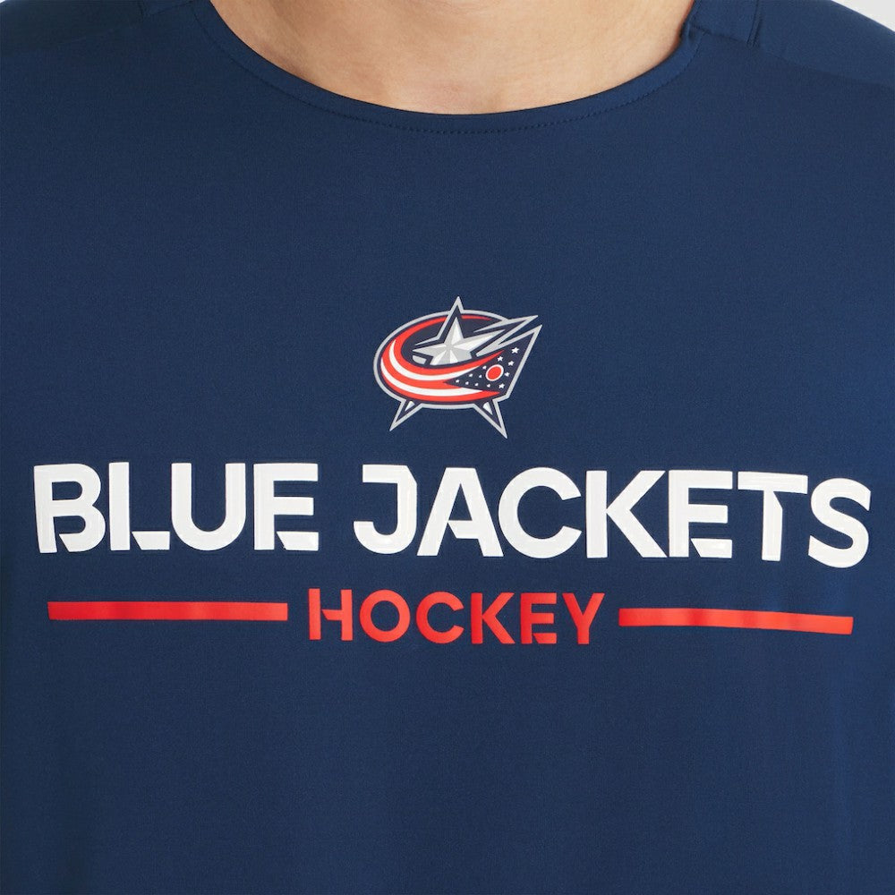Columbus Blue Jackets Fanatics Authentic Pro Rink Tech T-Shirt Sale