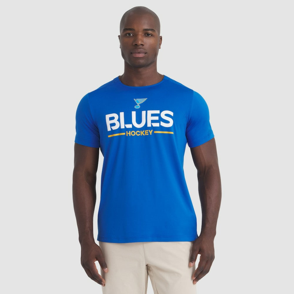 St. Louis Blues Fanatics Authentic Pro Rink Tech T-Shirt On Sale
