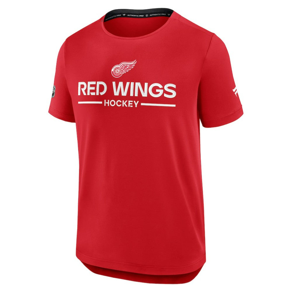 Detroit Red Wings Fanatics Authentic Pro Rink Tech T-Shirt Outlet